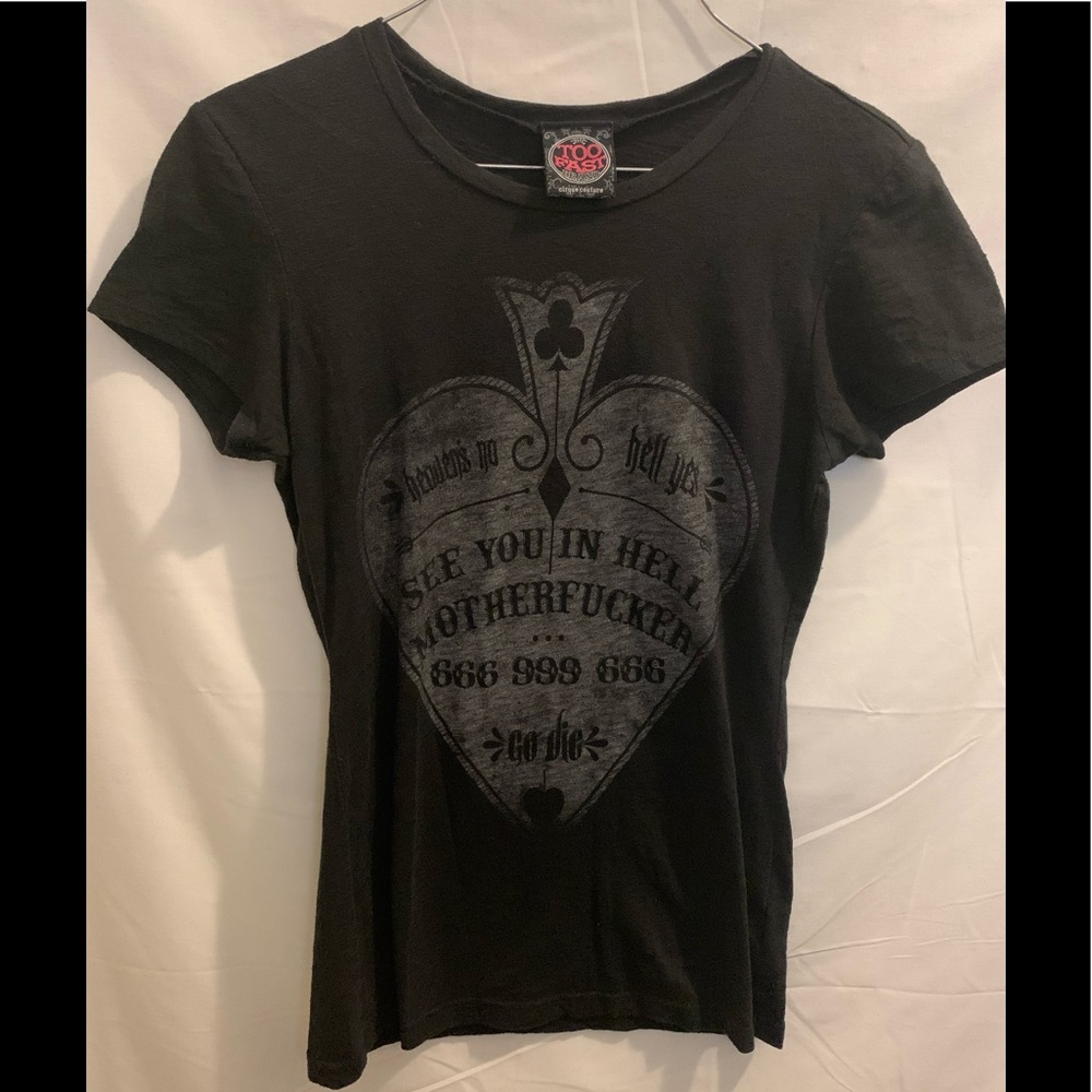 Ouija Edgy Top - Gothic